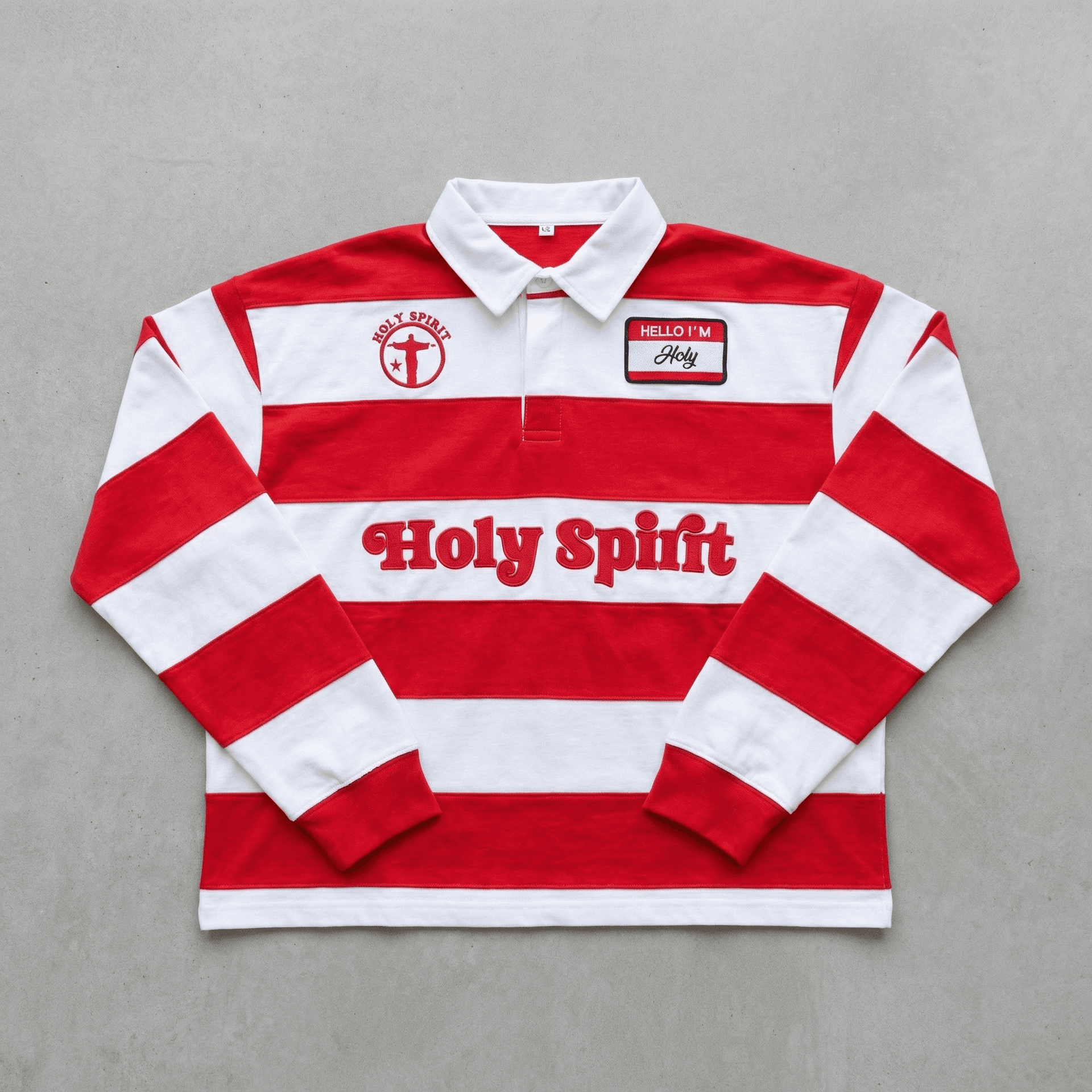 HOLY SPIRIT LONG SLEEVE POLO view 1