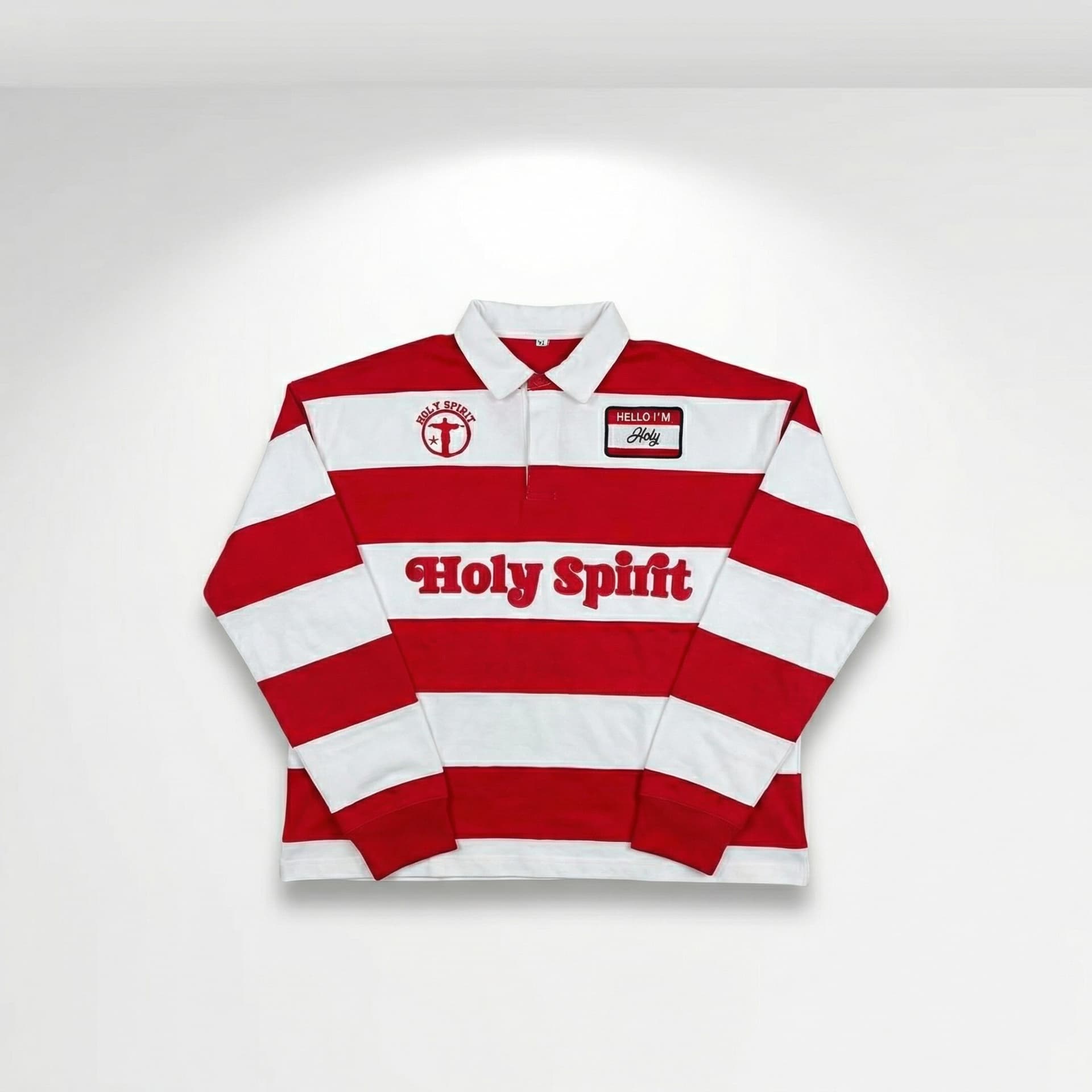 HOLY SPIRIT LONG SLEEVE POLO view 2