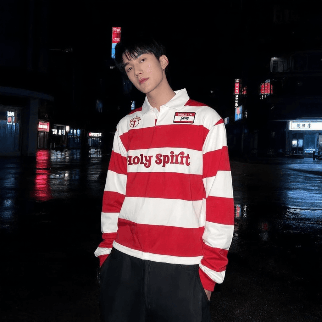 HOLY SPIRIT LONG SLEEVE POLO view 4