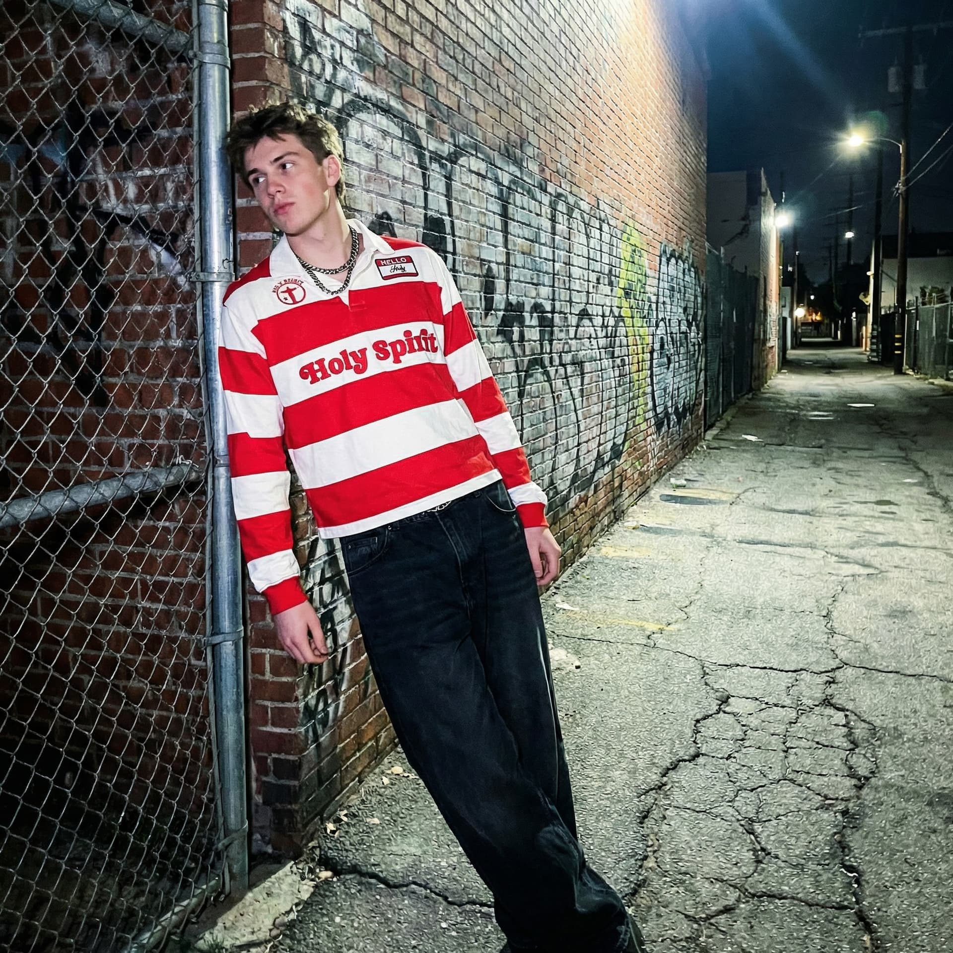 HOLY SPIRIT LONG SLEEVE POLO view 5