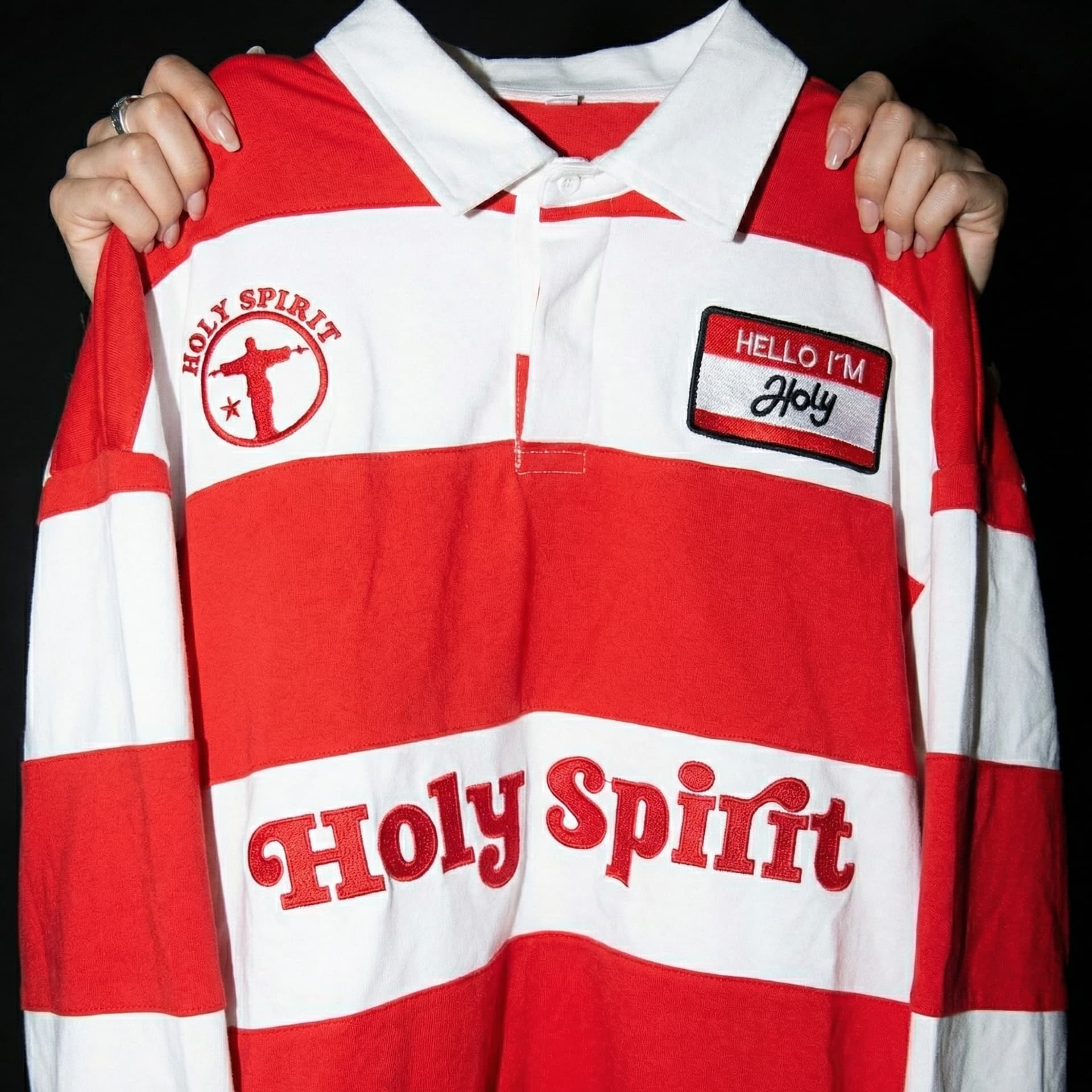 HOLY SPIRIT LONG SLEEVE POLO view 8