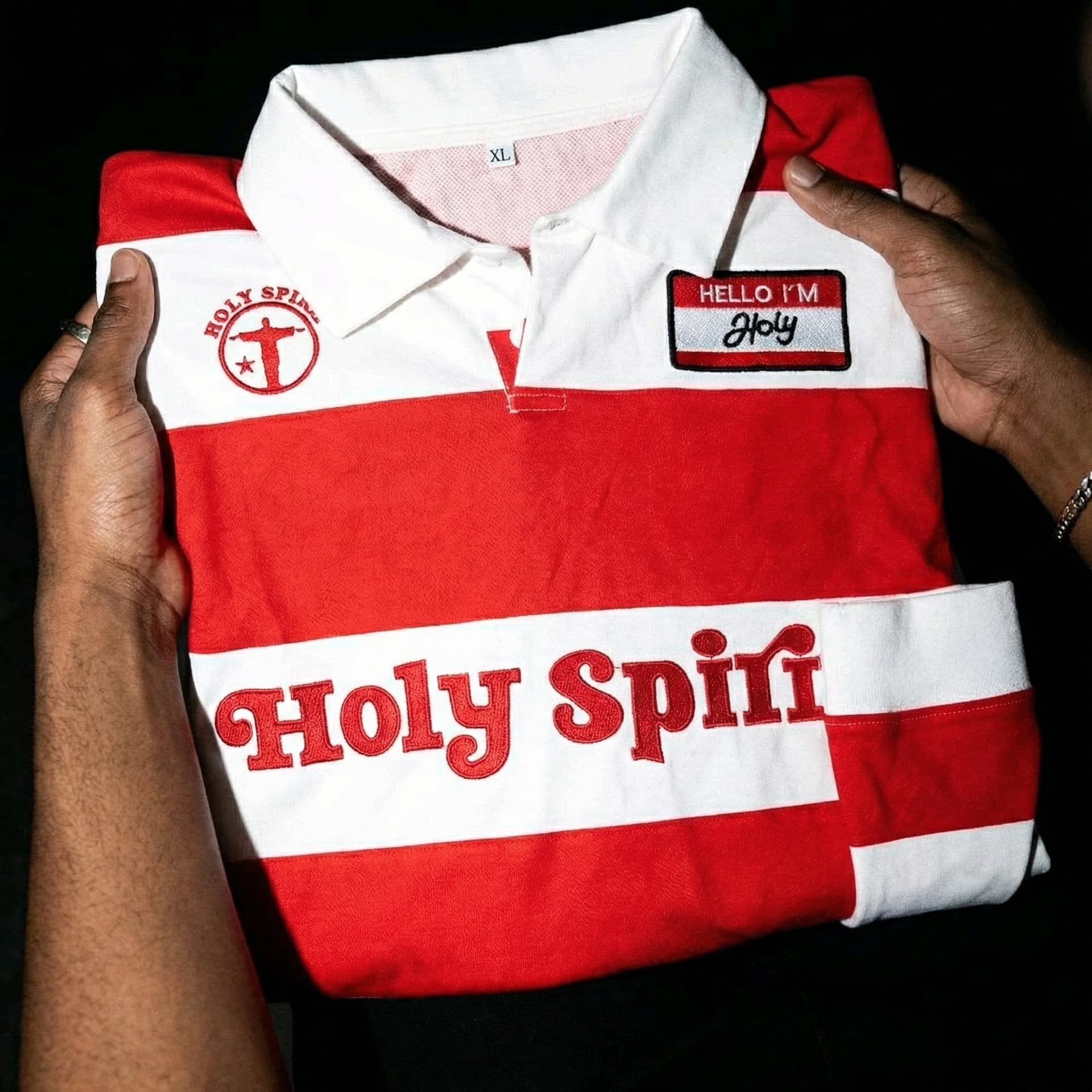 HOLY SPIRIT LONG SLEEVE POLO view 9