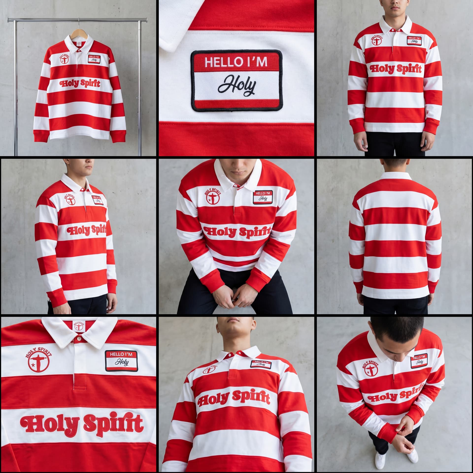 HOLY SPIRIT LONG SLEEVE POLO view 10