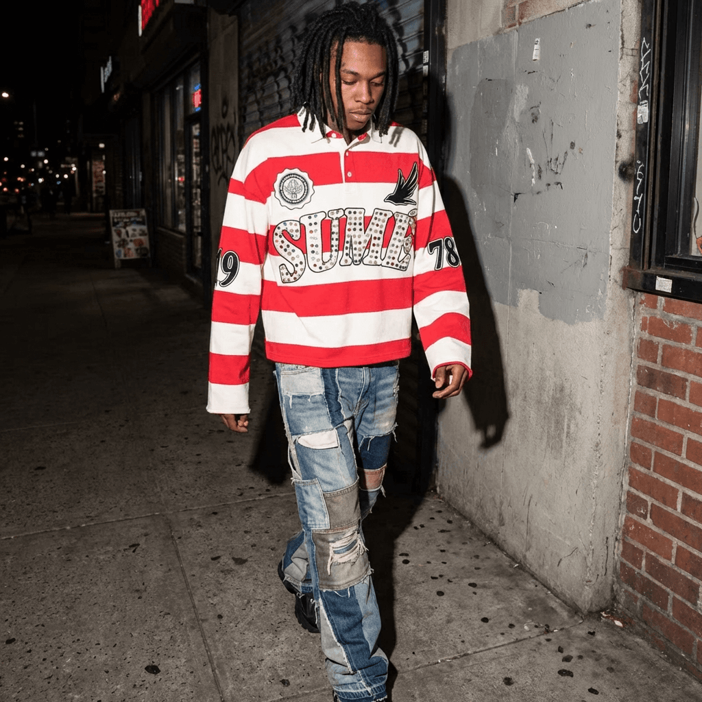 VOID EMBROIDERY LONG SLEEVE view 3