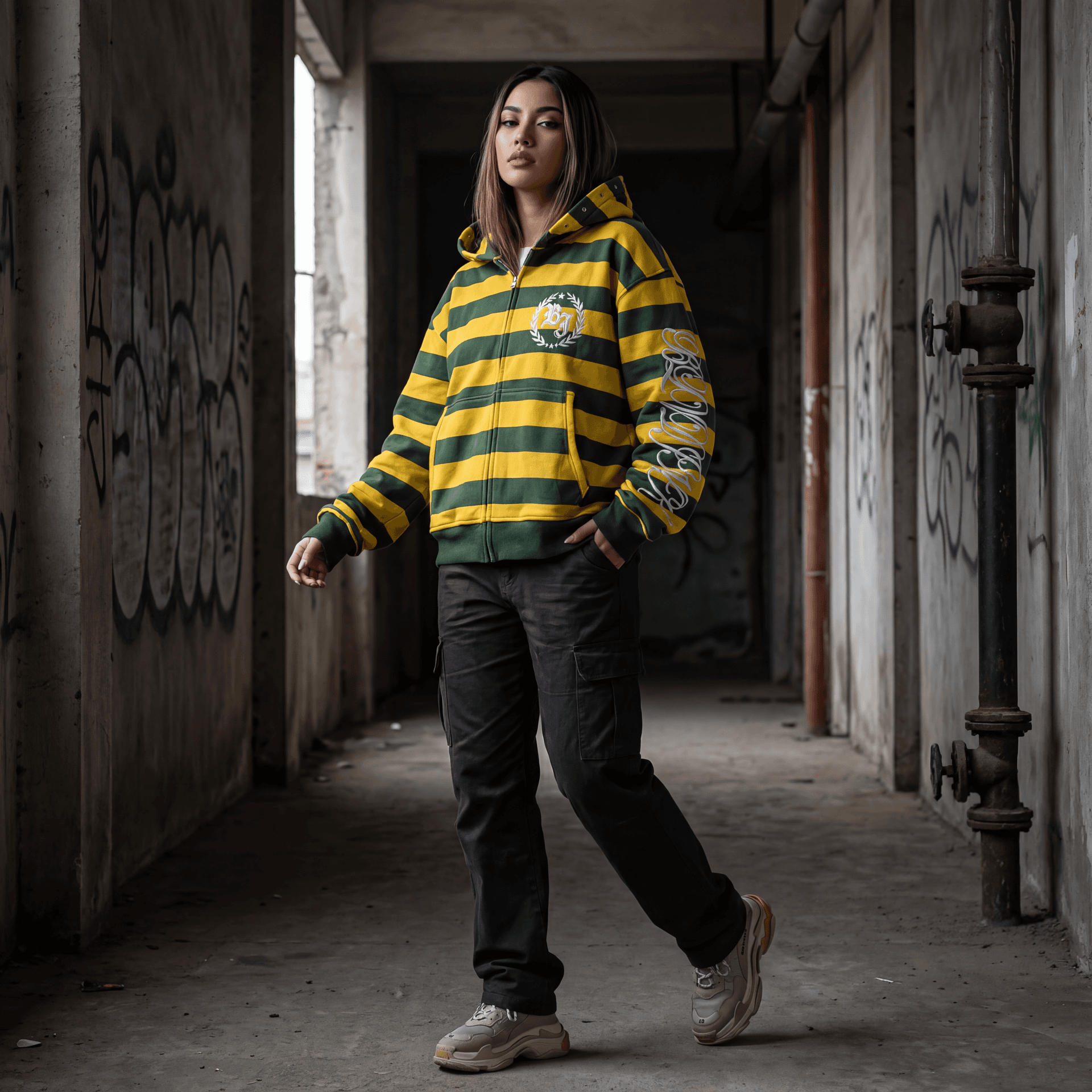 VOID NEON ZIP HOODIE view 9