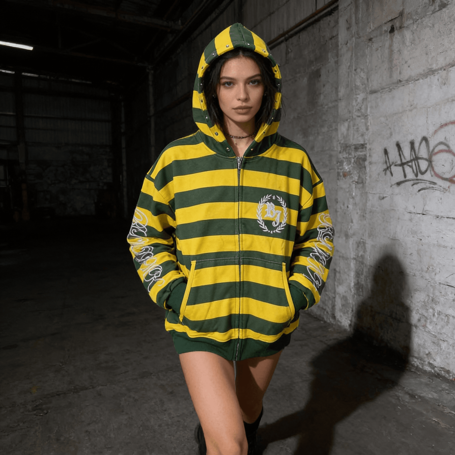 VOID NEON ZIP HOODIE view 10