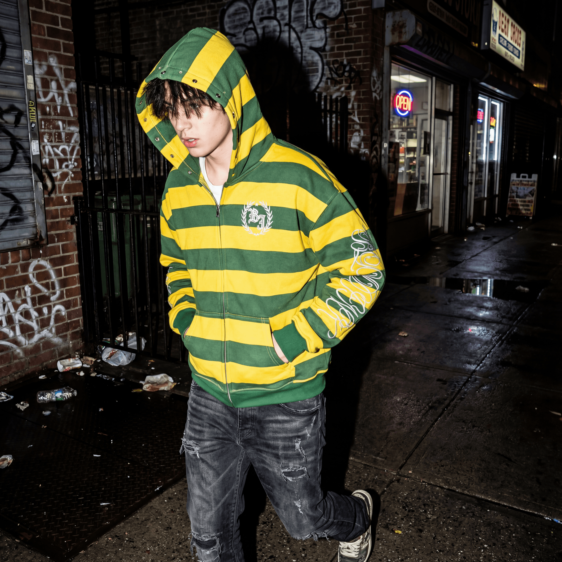 VOID NEON ZIP HOODIE view 12